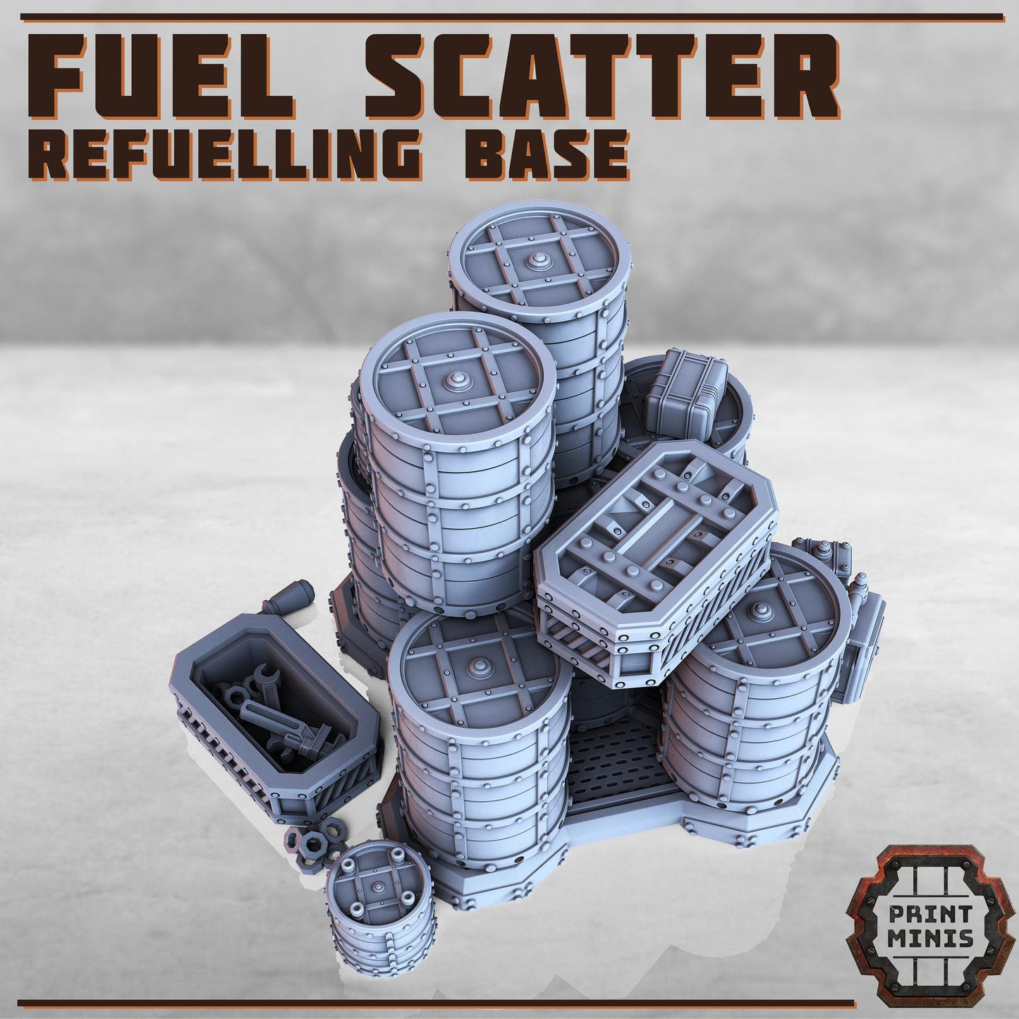 Fuel Scatter - Scenery Kit - Print Minis