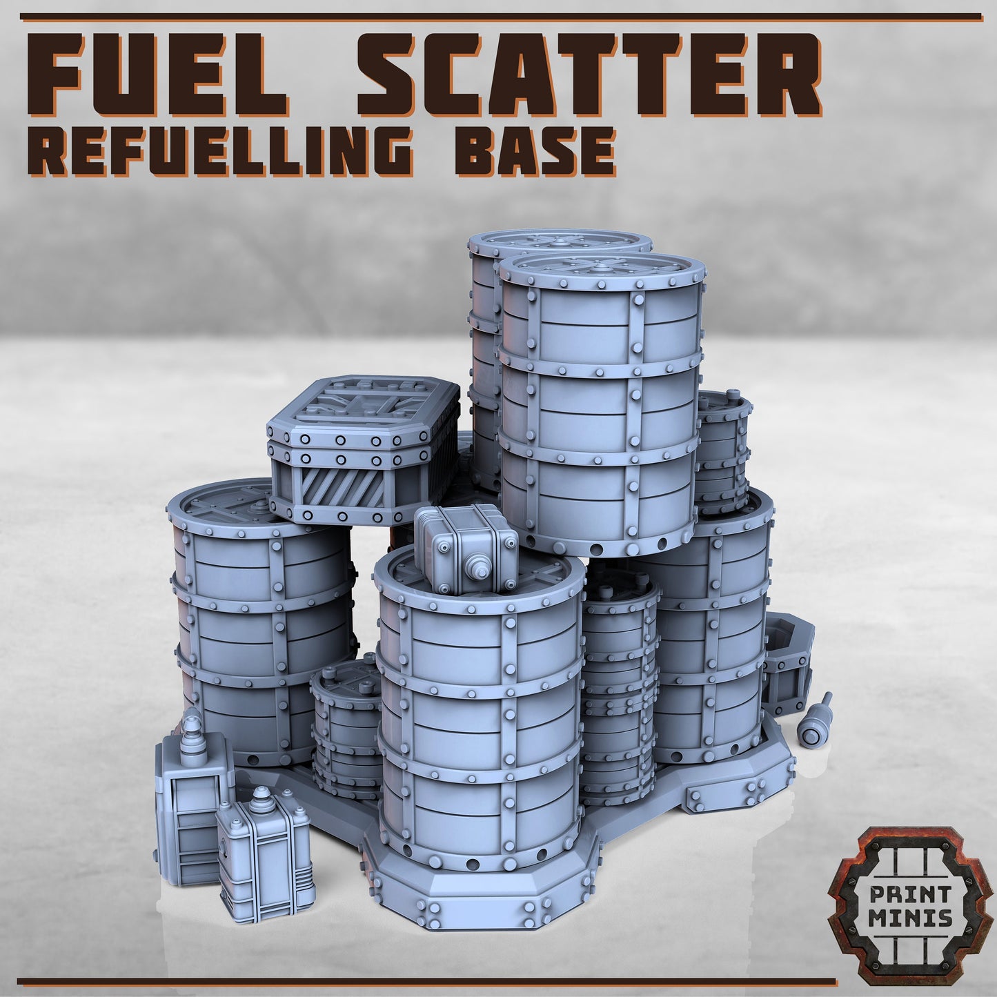 Fuel Scatter - Scenery Kit - Print Minis