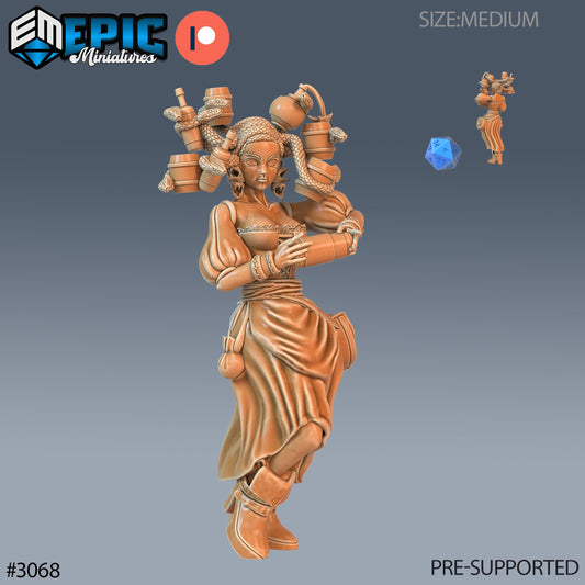 Gorgon Waitress (3 Variants Available) - Epic Miniatures