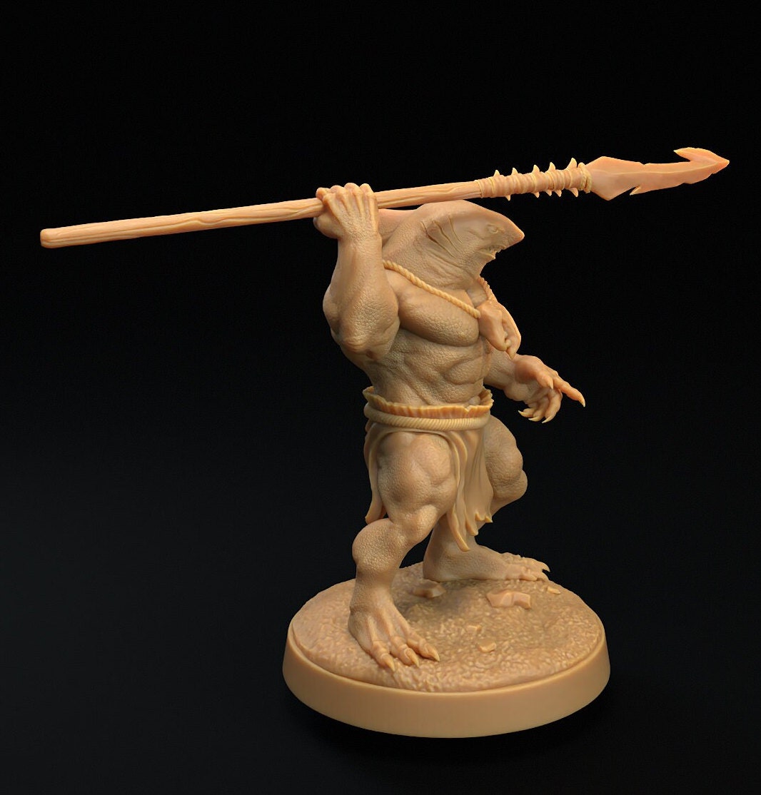 Malitaga, Shark Folk - Harpoon Squad (4 Variants Available) - Dragon Trapper's Lodge