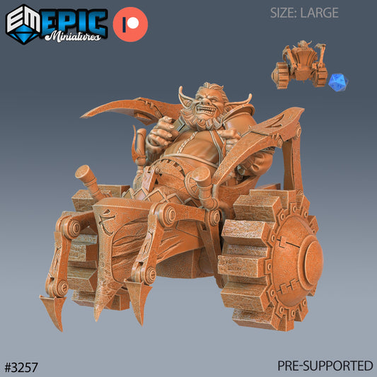 Wheelchair Goblin (3 Variants Available) - Epic Miniatures