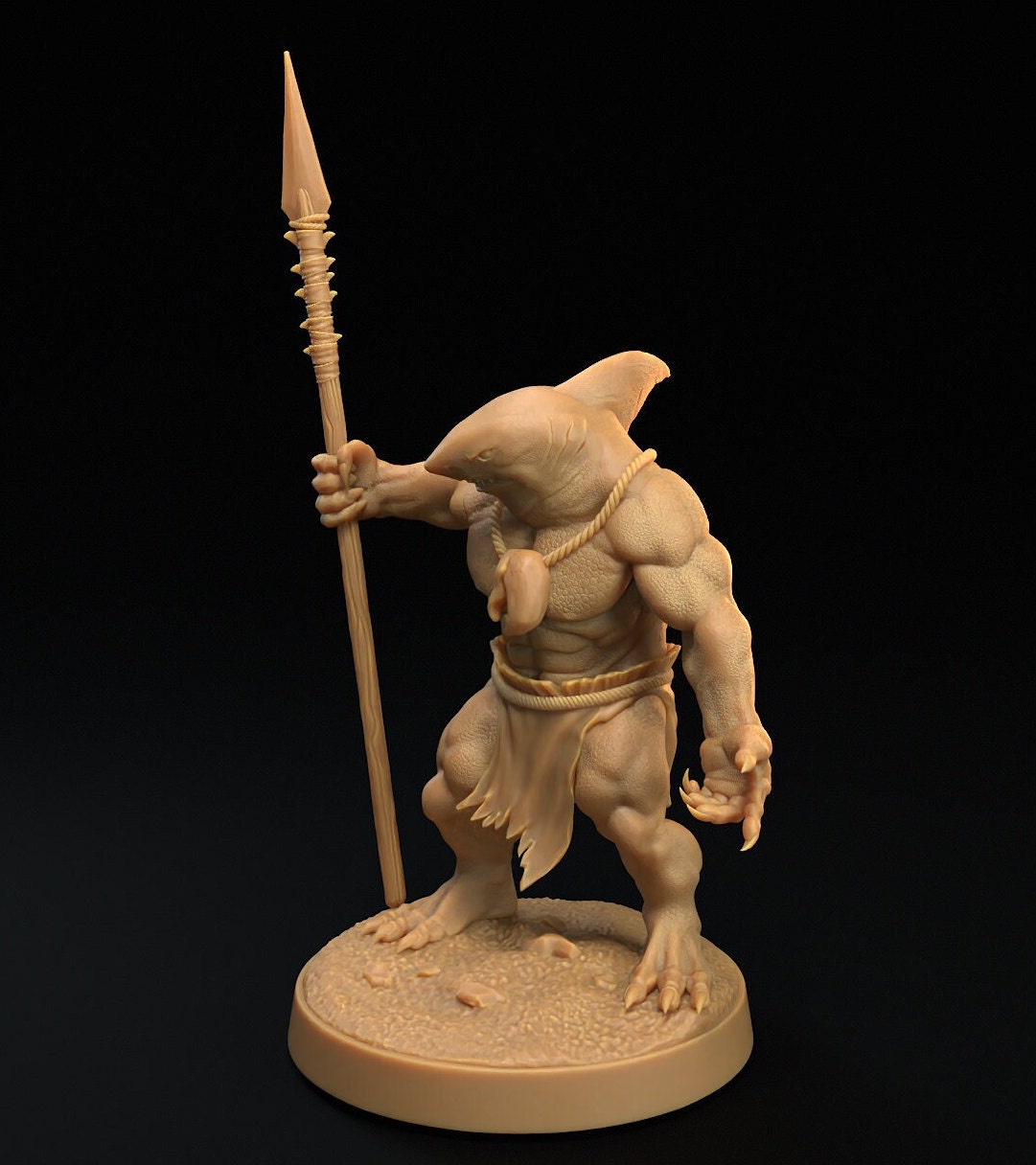 Malitaga, Shark Folk - Spear Squad (4 Variants Available) - Dragon Trapper's Lodge