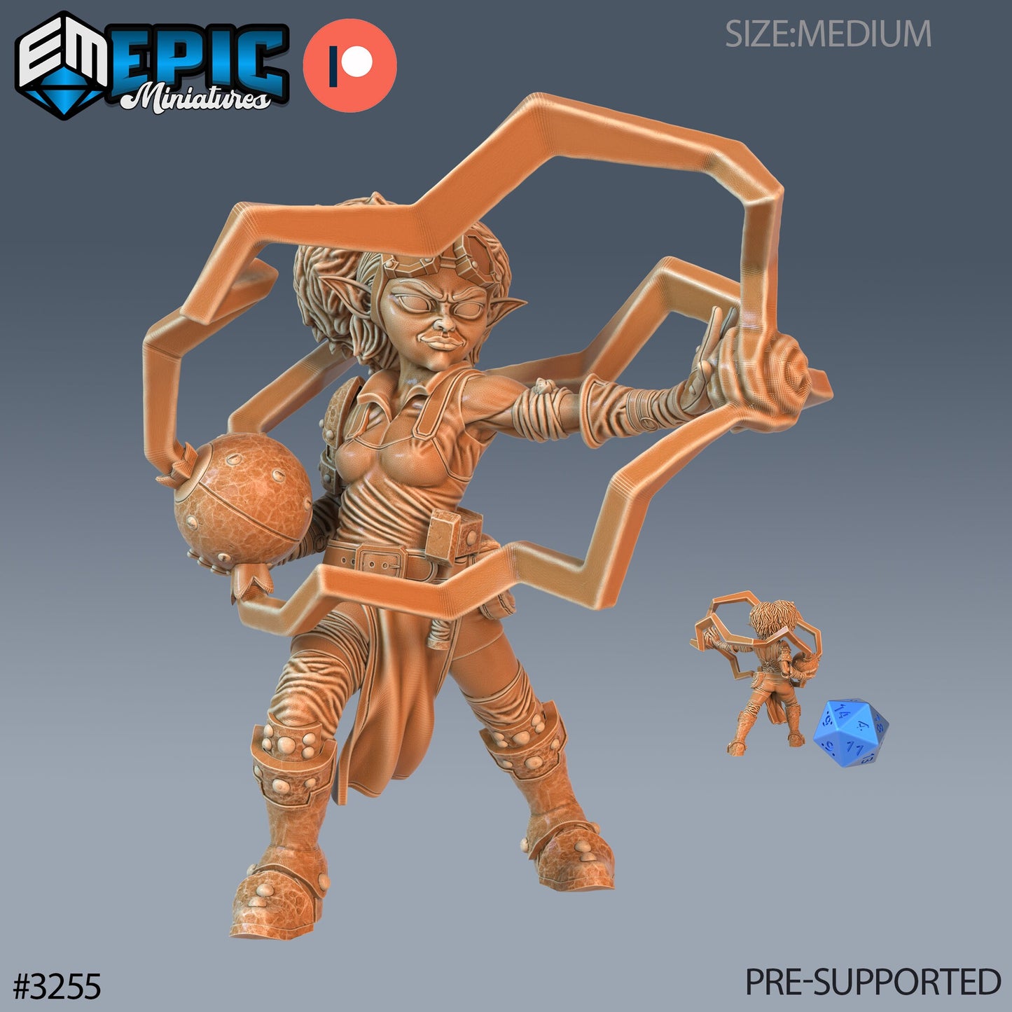 Gnome Tinkerer (3 Variants Available) - Epic Miniatures