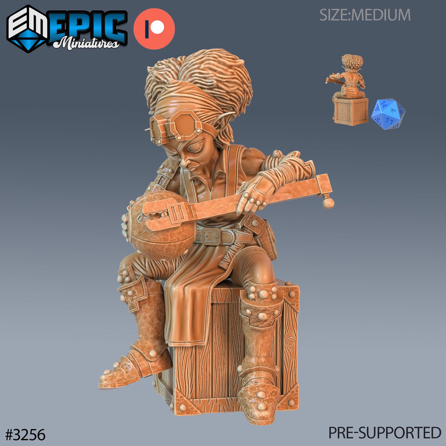 Gnome Tinkerer (3 Variants Available) - Epic Miniatures