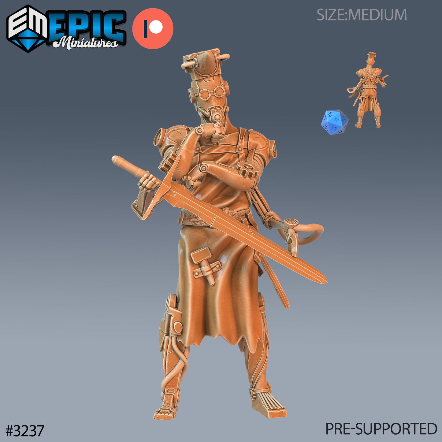 Construct Blacksmith (3 Variants Available) - Epic Miniatures