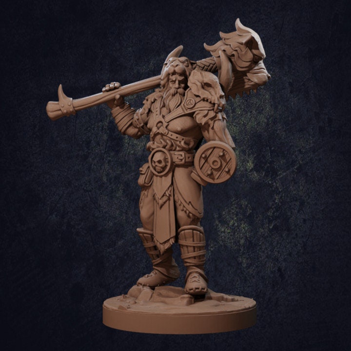 Vaultamir the Viking, Pose 1 (4 Variants Available) - Dragon Trapper's Lodge