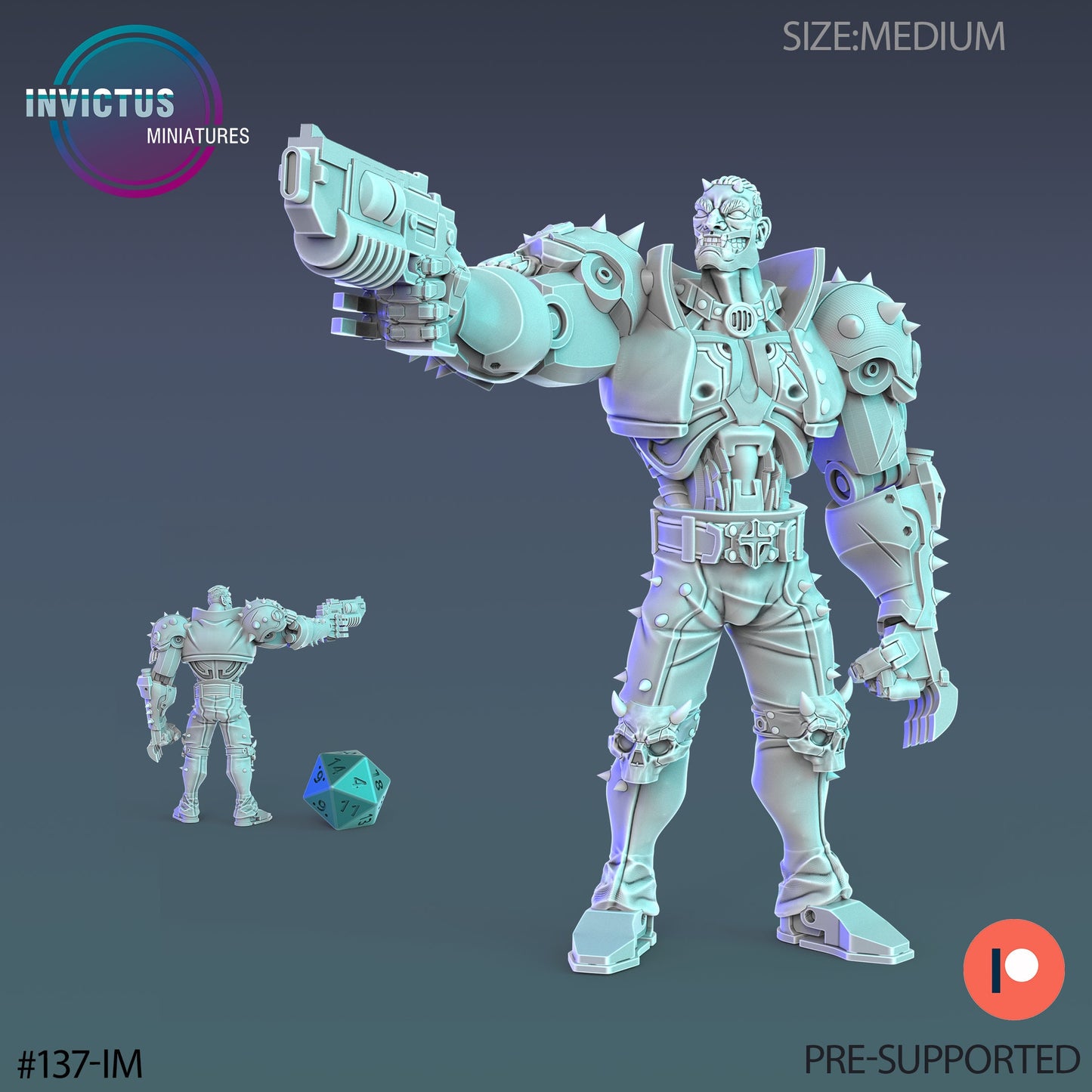 Space Cartel Leader (3 Variants Available) - Invictus Miniatures