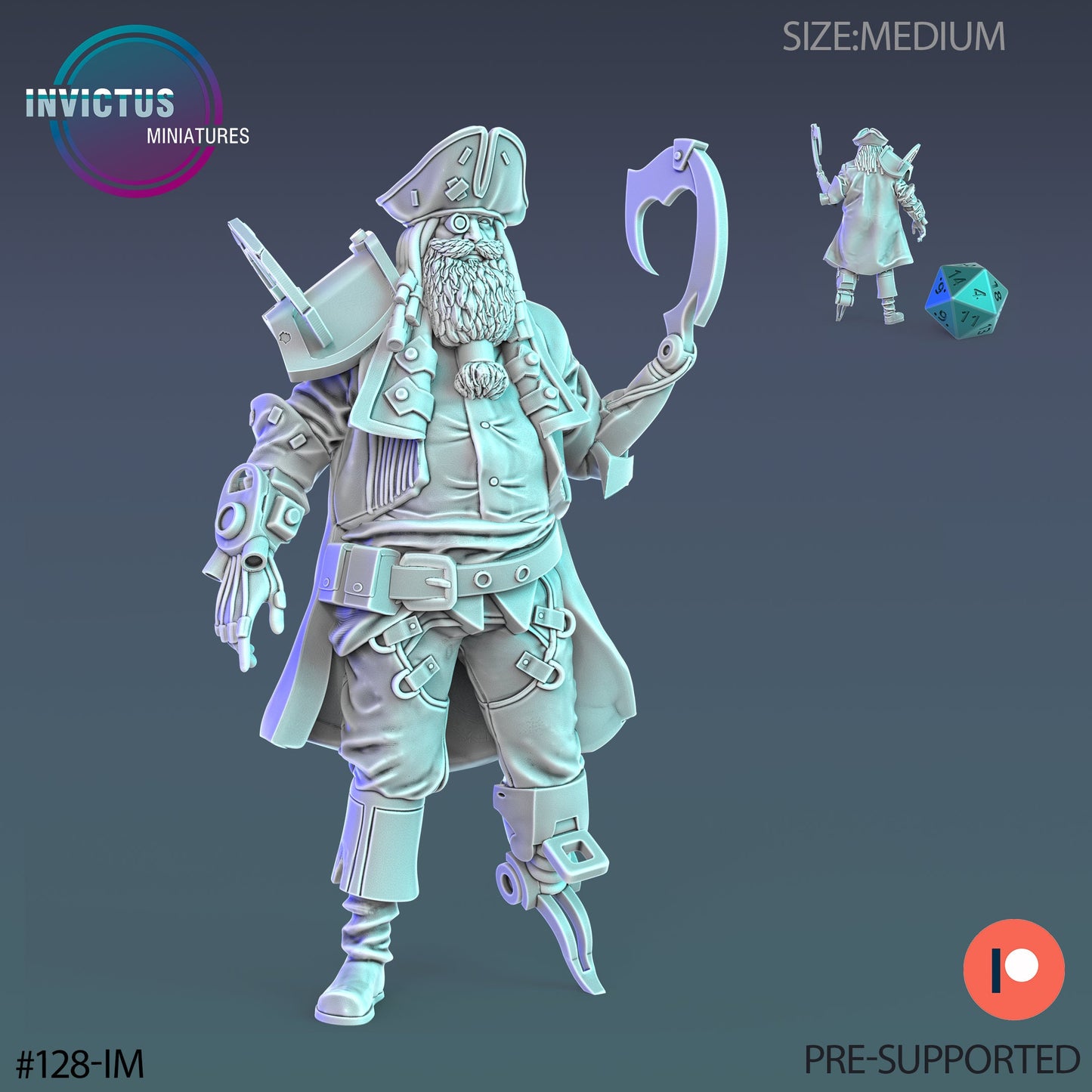 Cosmic Pirate (3 Variants Available) - Invictus Miniatures