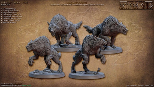 Orr'Ug Wolves (4 Variants Available) - Artisan Guild