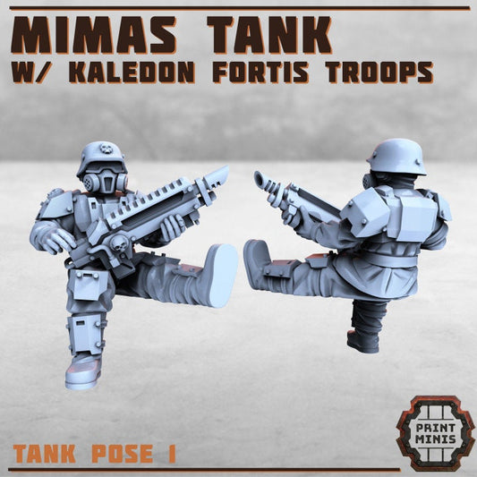 Kaledon Fortis - Mimas Troopers (4 Variants Available) - Print Minis