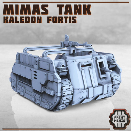 Mimas Tank, Troop Carrier - Print Minis