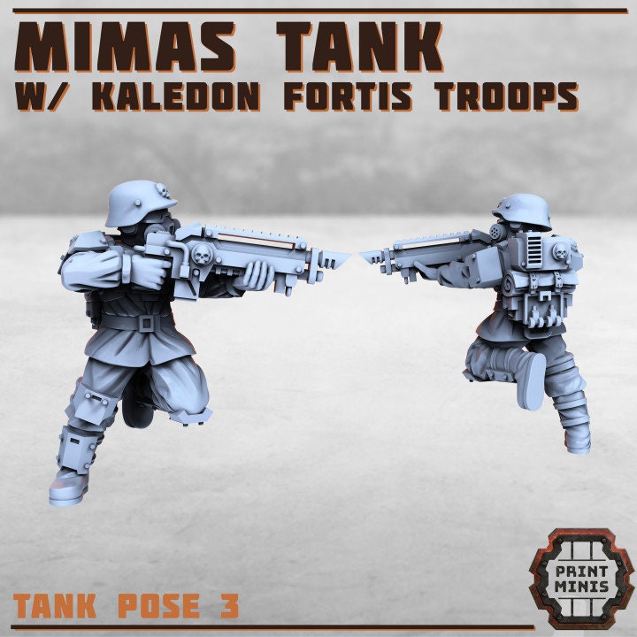 Kaledon Fortis - Mimas Troopers (4 Variants Available) - Print Minis