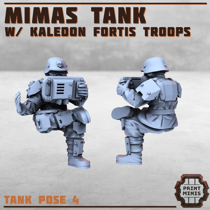 Kaledon Fortis - Mimas Troopers (4 Variants Available) - Print Minis