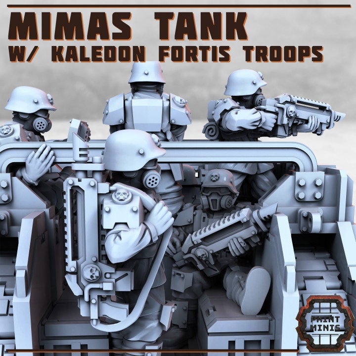 Kaledon Fortis - Mimas Troopers (4 Variants Available) - Print Minis