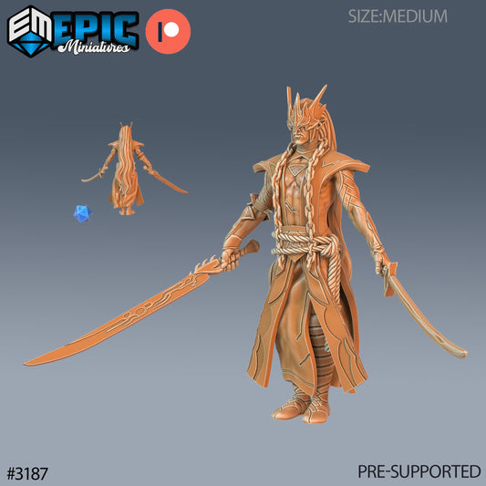 Hunters Guild Elven Red Mage (3 Variants Available) - Epic Miniatures