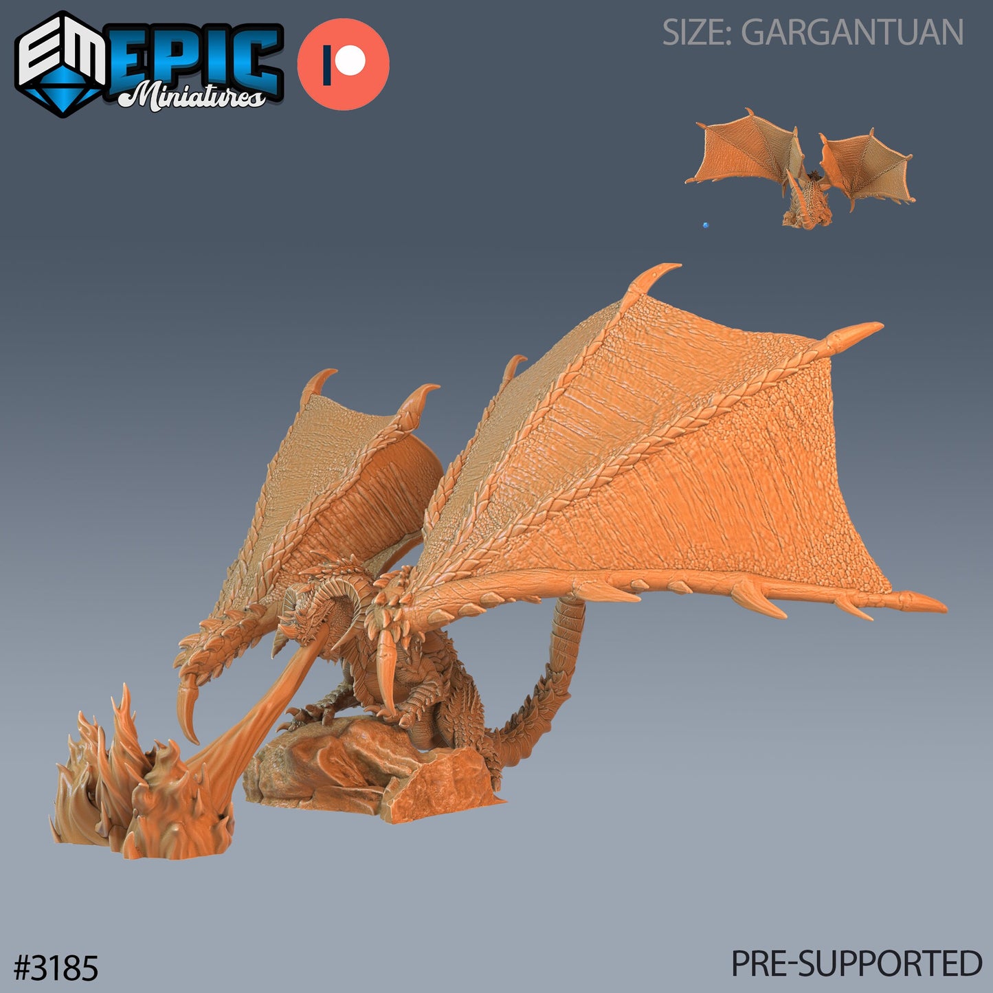 Calamity Dragon (4 Variants Available) - Epic Miniatures