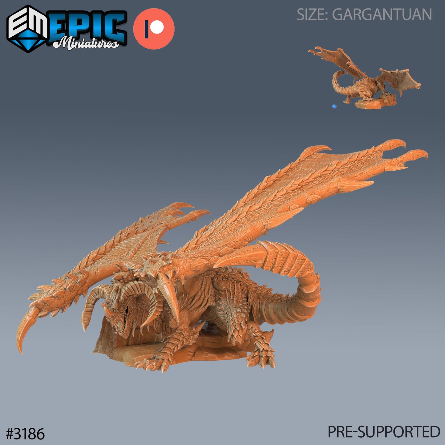 Calamity Dragon (4 Variants Available) - Epic Miniatures