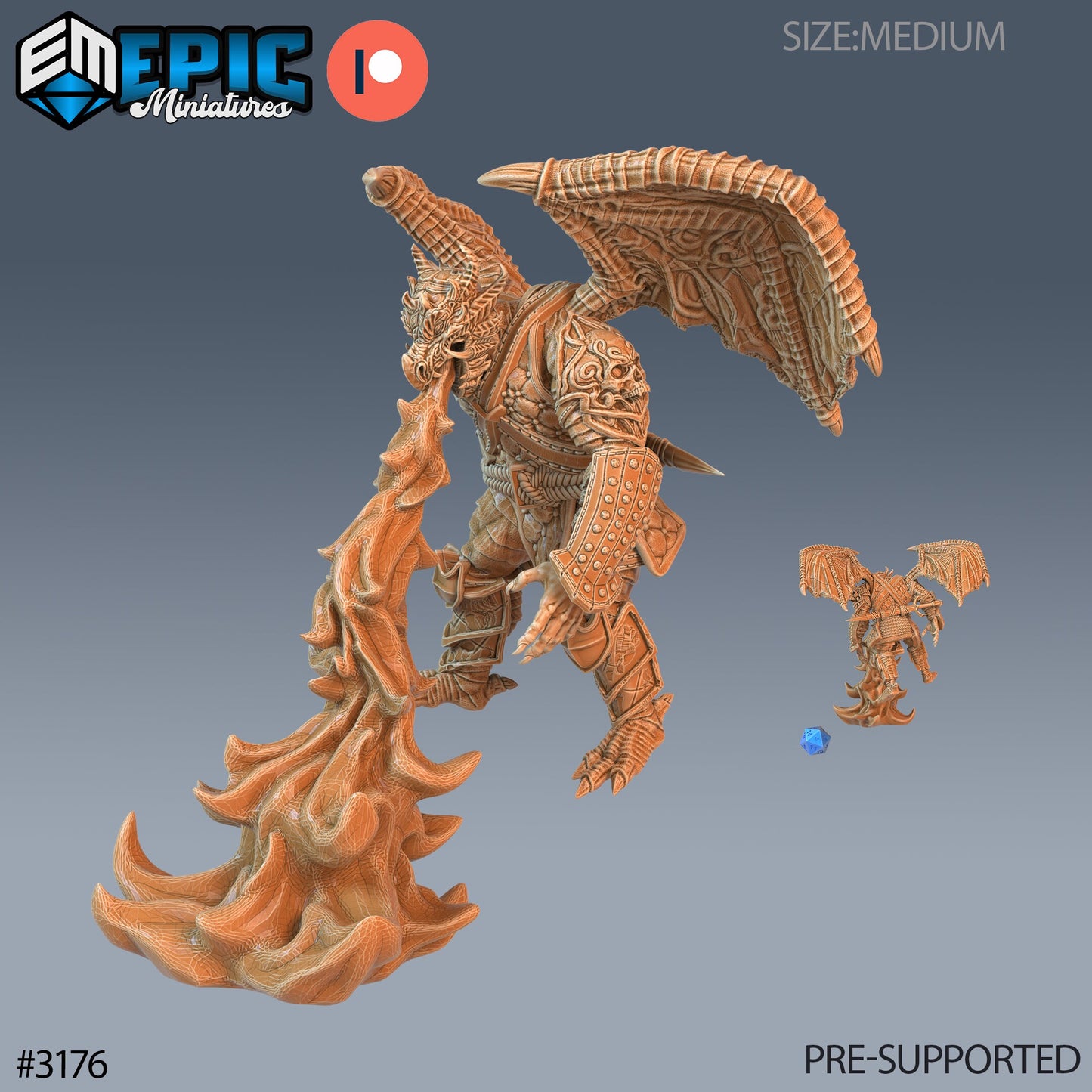 Dragonborn Warrior, Set 2 (4 Variants Available) - Epic Miniatures