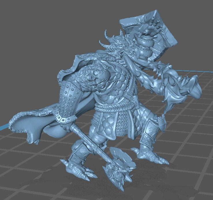 Dragonborn Warrior, Set 2 (4 Variants Available) - Epic Miniatures