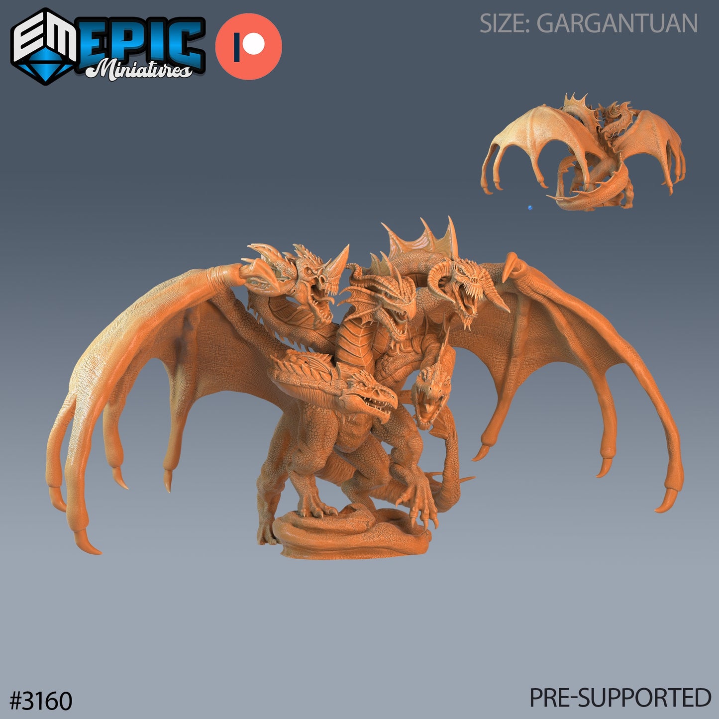 Dragon Queen Tiamat - Epic Miniatures