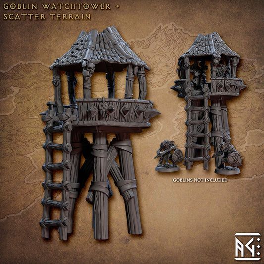 Goblin Watchtower - Terrain Piece - Artisan Guild