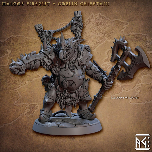 Malgob Firegut, Goblin Chieftain - Artisan Guild