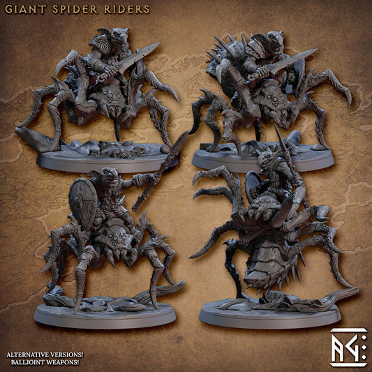 Faldorn Spider Riders, Set 2 (4 Variants Available) - Artisan Guild