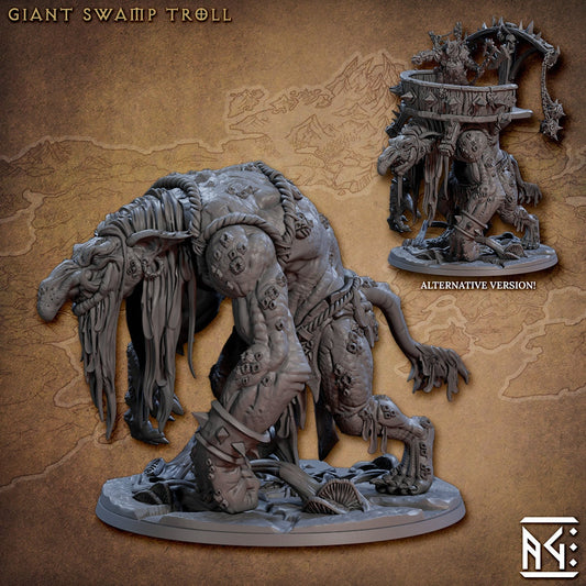 Giant Swamp Troll (2 Variants Available) - Artisan Guild