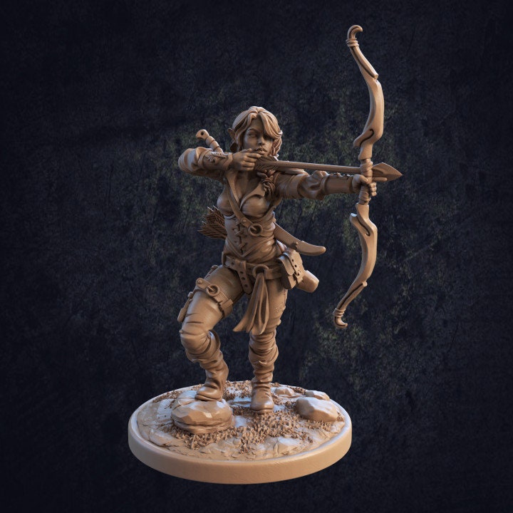 Lila, Elf Ranger (2 Variants Available) - Dragon Trapper's Lodge