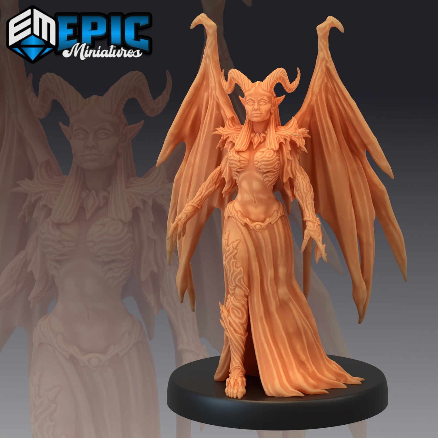 Devil Duchess (3 Variants Available) - Epic Miniatures