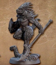 Skaala, Lizard Pinup - Artisan Guild