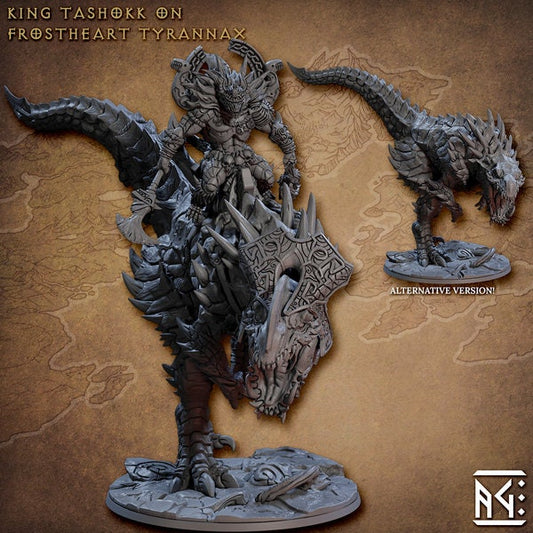 King Tashokk riding a Tyrannax - Artisan Guild
