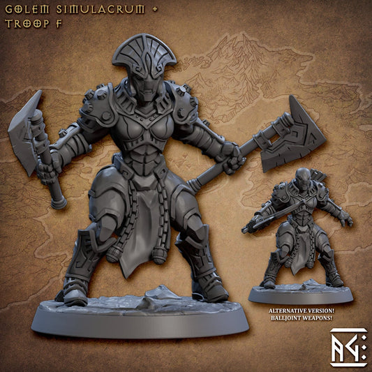 Golem Simulacrum Troop F (2 Variants Available) - Artisan Guild