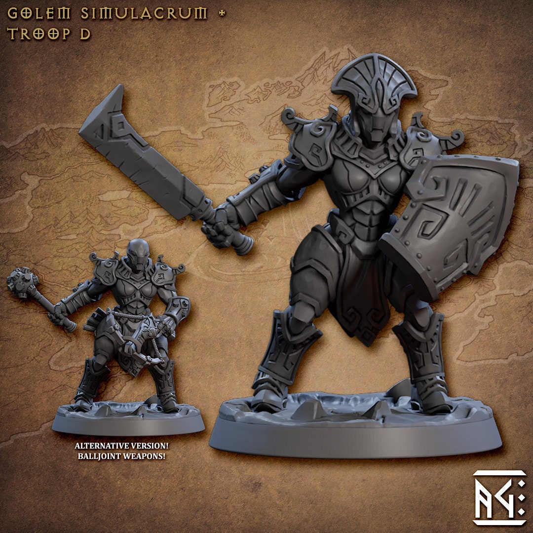 Golem Simulacrum Troop D (2 Variants Available) - Artisan Guild