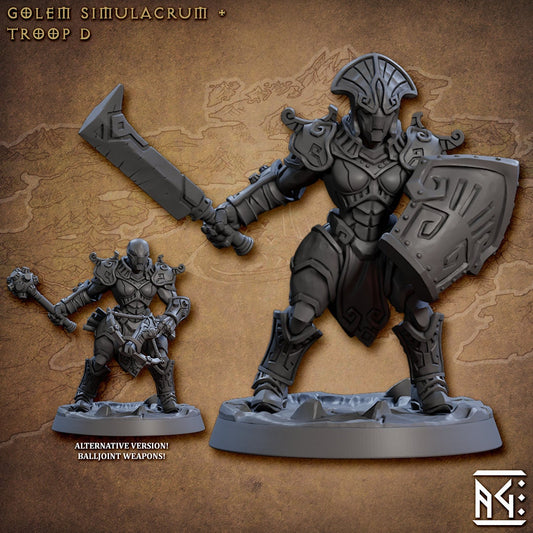 Golem Simulacrum Troop D (2 Variants Available) - Artisan Guild