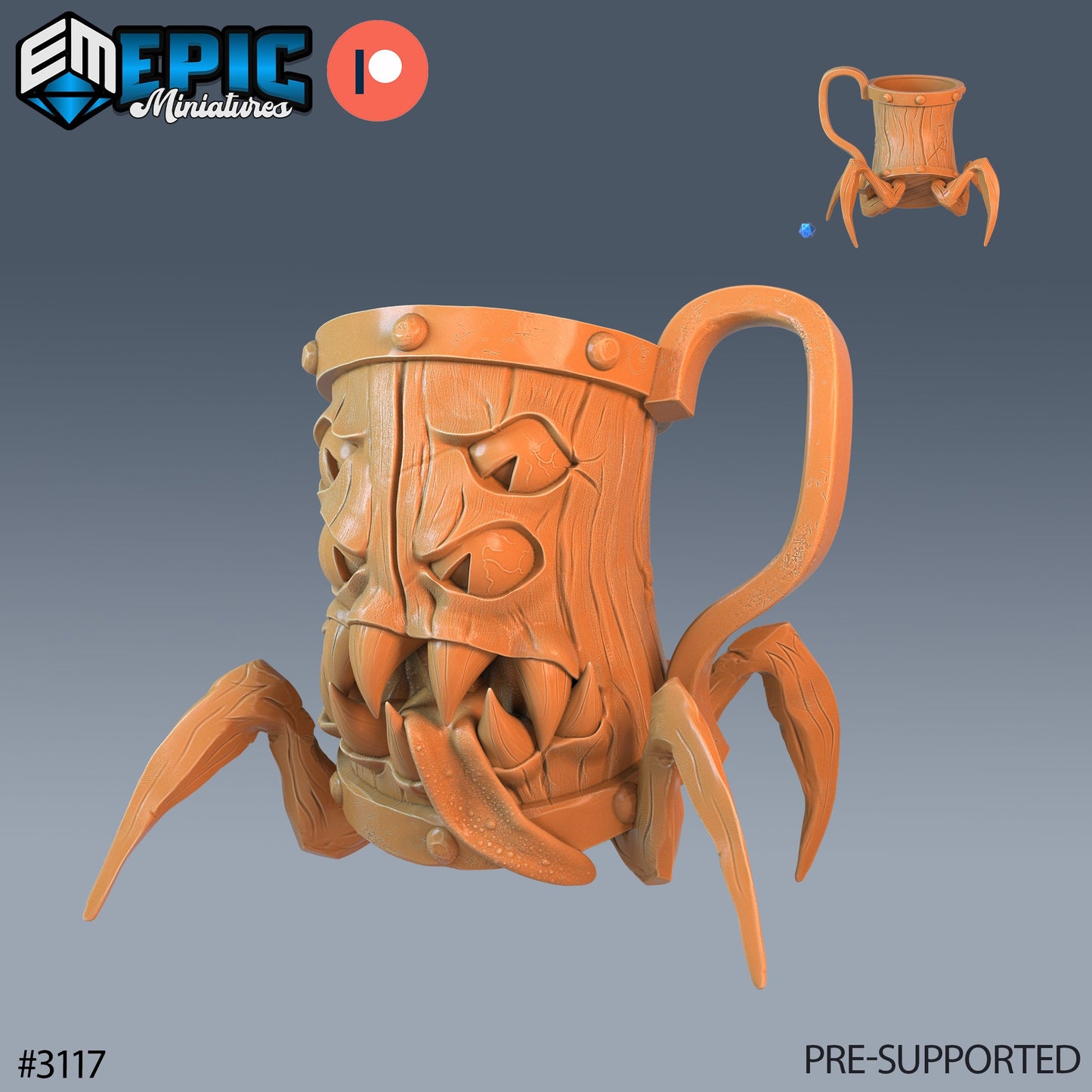 Giant Mug Mimic and Decorative Mug - Epic Miniatures