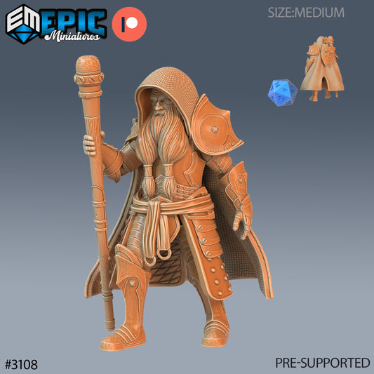 Dwarf Cleric Player Character (4 Variants Available) - Epic Miniatures