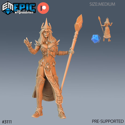 Wizard Player Character (3 Variants Available) - Epic Miniatures