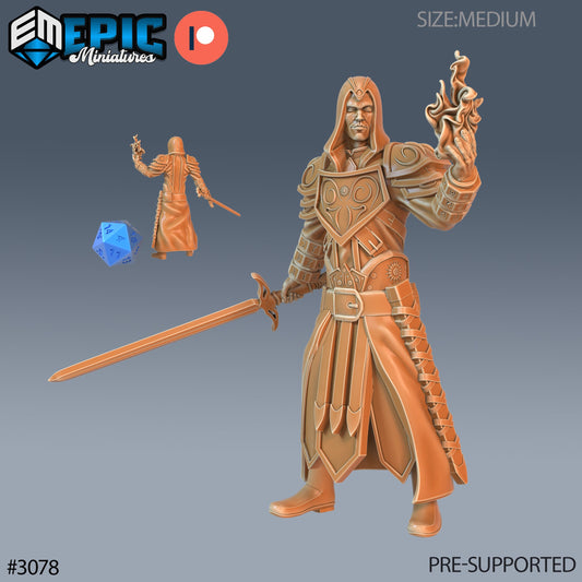 Warlock Player Character (3 Variants Available) - Epic Miniatures