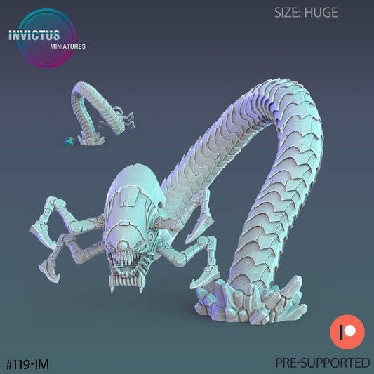 Mechanical Worm (5 Variants Available) - Invictus Miniatures