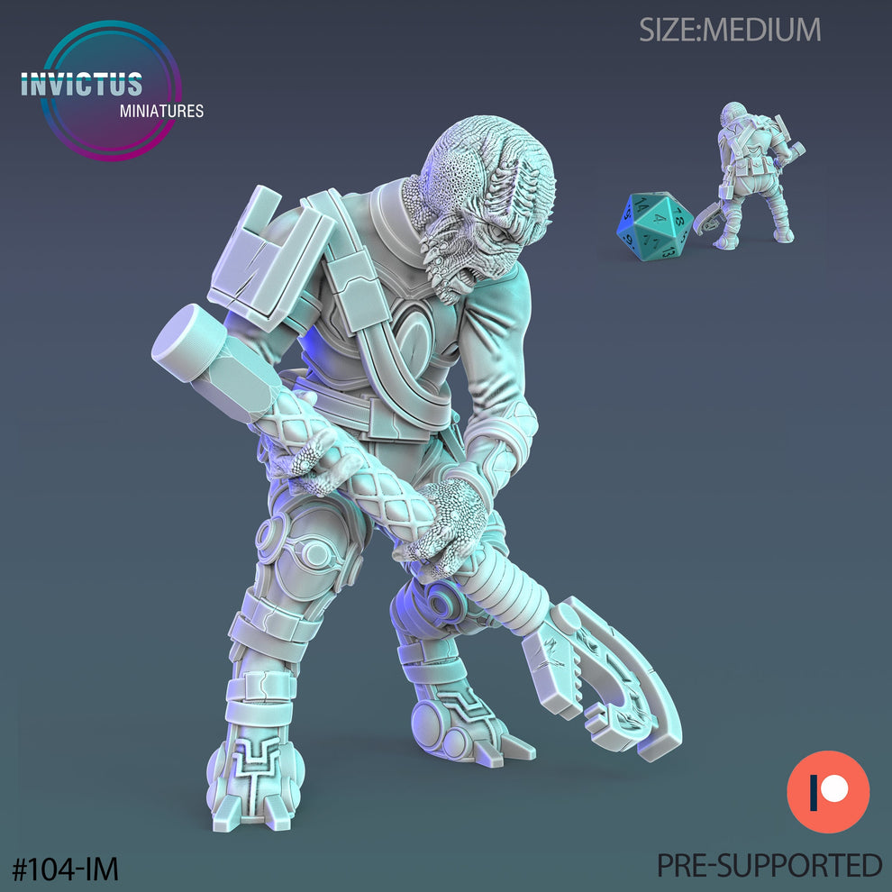 Alien Hoard Alien Worker Set 2 (4 Variants Available) - Invictus Miniatures ...