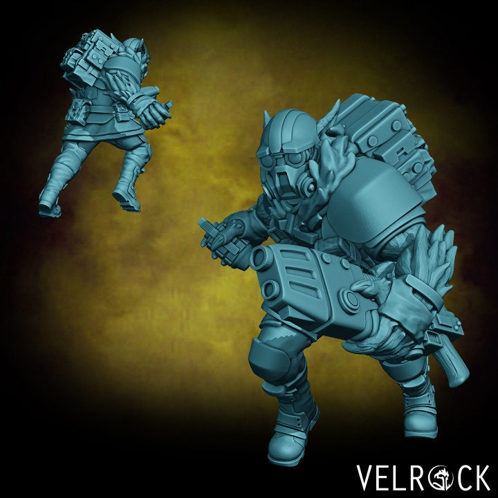 Catian Shock Troopers - Energy Guns (4 Variants Available) - Velrock