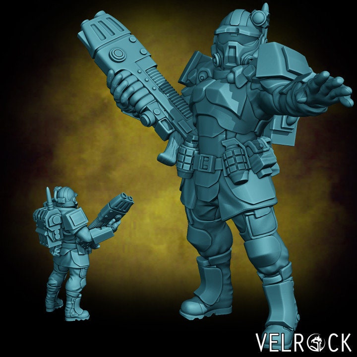 Tempest Guardsmen Elites - Male Squad (8 Variants Available) - Velrock
