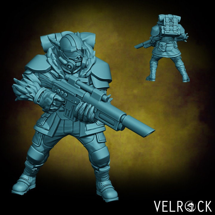 Catian Shock Troopers - Laser Guns (8 Variants Available) - Velrock