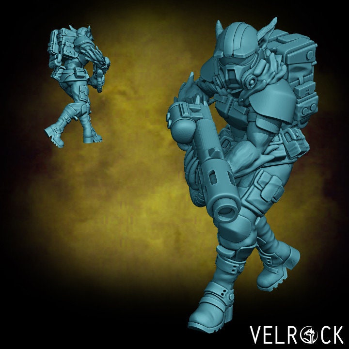 Catian Shock Troopers - Beam Guns (4 Variants Available) - Velrock
