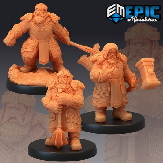 Nordic Dwarf (3 Variants Available) - Epic Miniatures