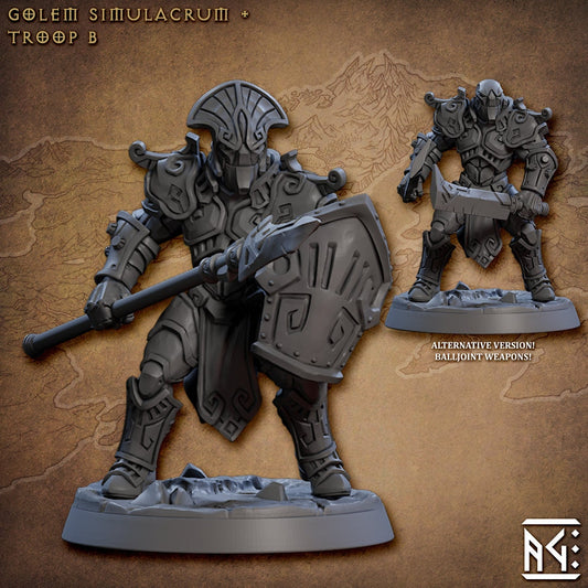 Golem Simulacrum Troop B (2 Variants Available) - Artisan Guild