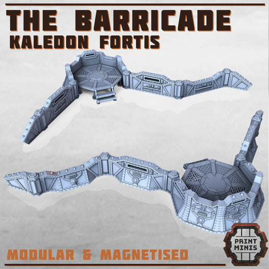 Brinklands Barricades - Scenery Kit - Print Minis