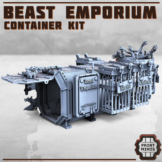 Beast Emporium Container Kit - Scenery Kit - Print Minis