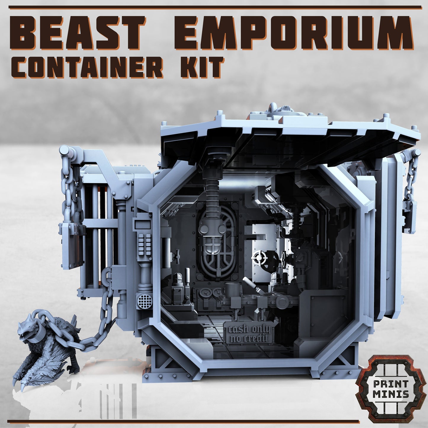 Beast Emporium Container Kit - Scenery Kit - Print Minis